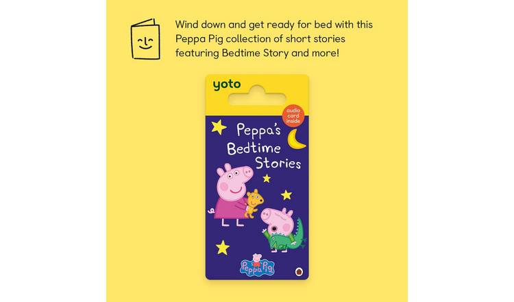 Yoto Peppa Pig Bedtime Stories Audio Card Collection