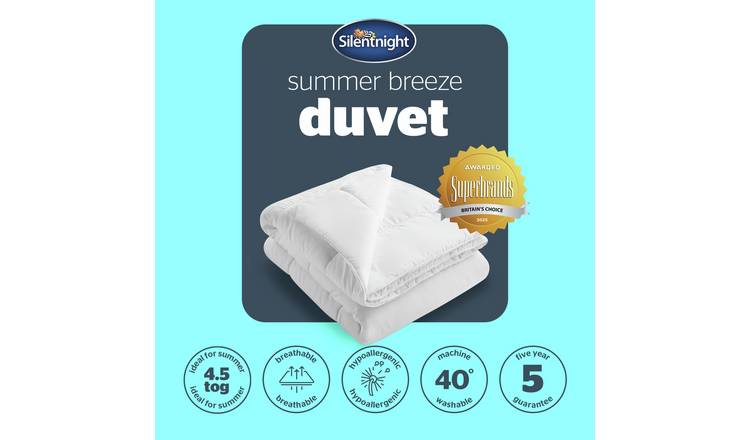 Silentnight Summer Breeze 4.5 Tog Duvet - Superking