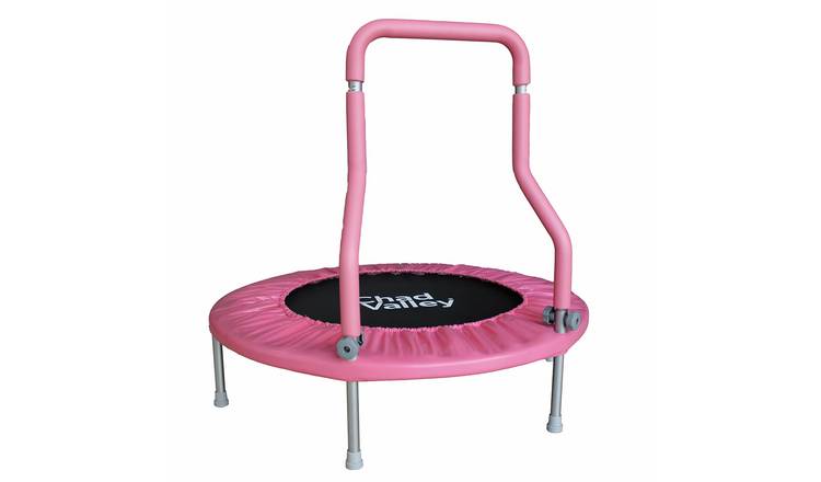 Chad Valley 3ft Kids Outdoor Junior Trampoline - Pink