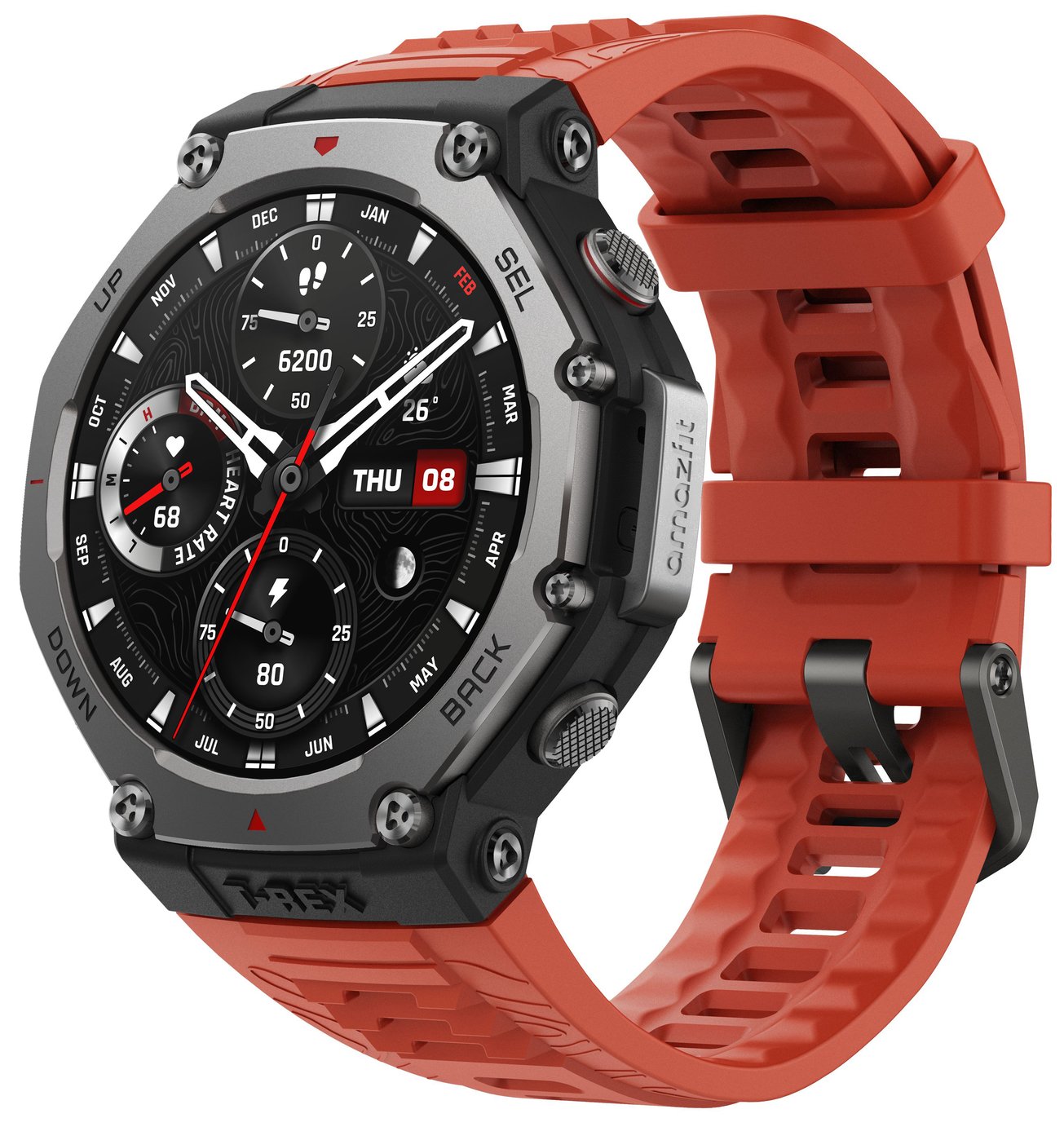 Amazfit T-Rex 3 Smart Watch - Lava