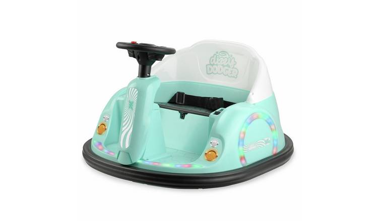 Xootz Dizzy Dodger Bumper Car Electric Ride On - Mint Green