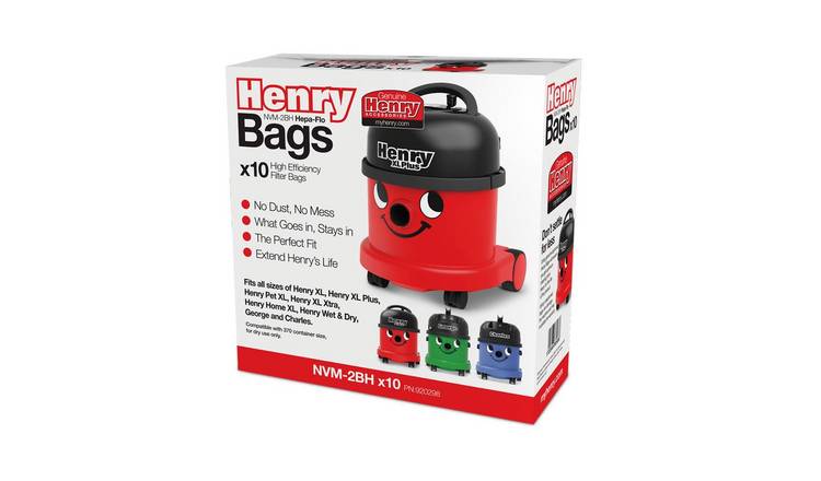 Henry HepaFlo Vacuum Cleaner XL Filter Dust Bags -Pack of 10