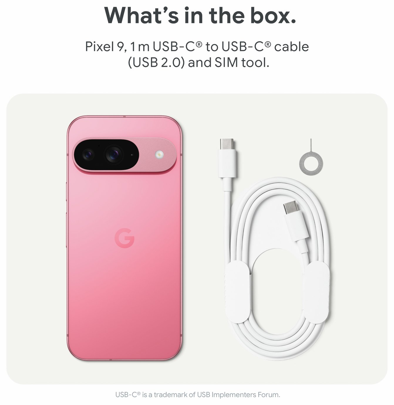 Buy SIM Free Google Pixel 9 5G 128GB AI Mobile Phone - Peony | SIM