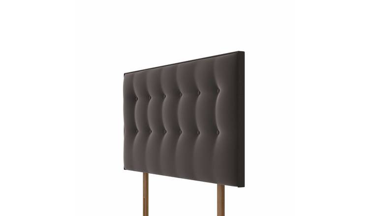 Silentnight Hayez Fabric Double Headboard - Charcoal