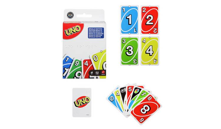 UNO Braille Card Game, Specially Designed for Blind