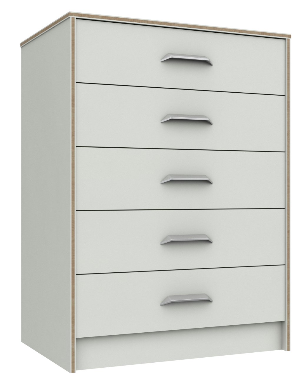 Ashdown 5 Drawer Chest - White