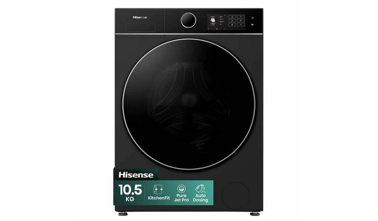 Hisense WF5I1045BBQ 10.5KG 1400 Spin Washing Machine - Black