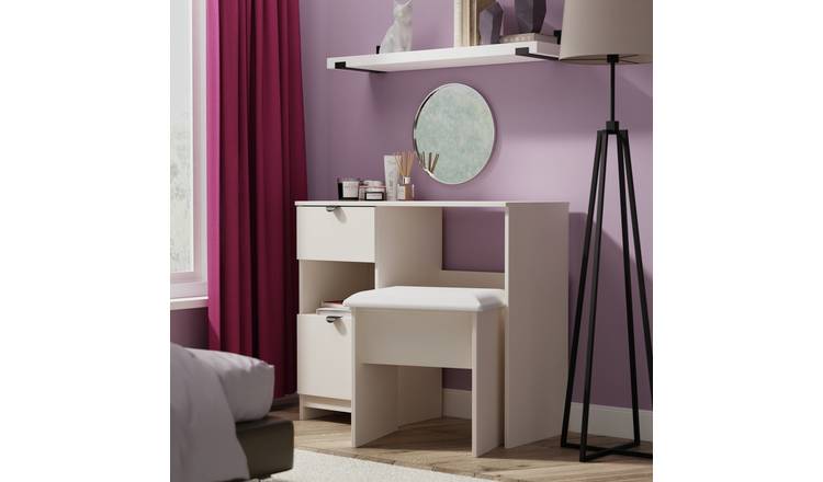 Welcome Canmore Vanity 2 Drawer Dressing Table - White
