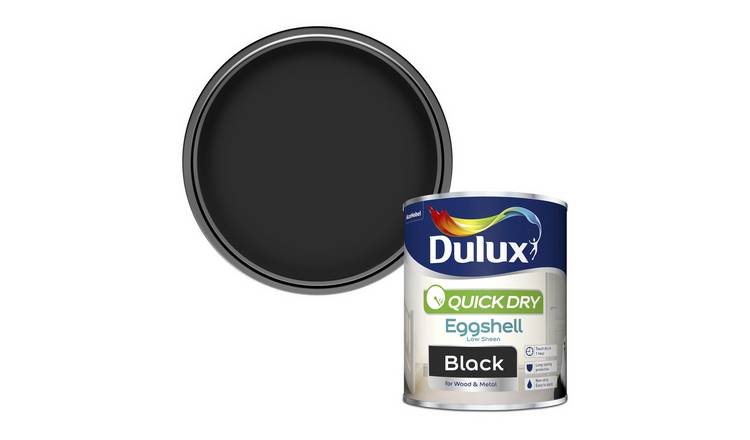 Dulux Quick Dry Eggshell Black – 750ml