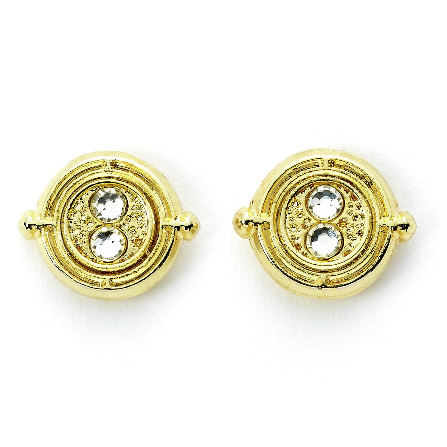 Harry Potter Gold Colour Fixed Time Turner Stud Earrings Review