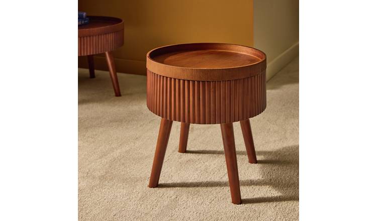 Habitat Agnes Side Table - Walnut