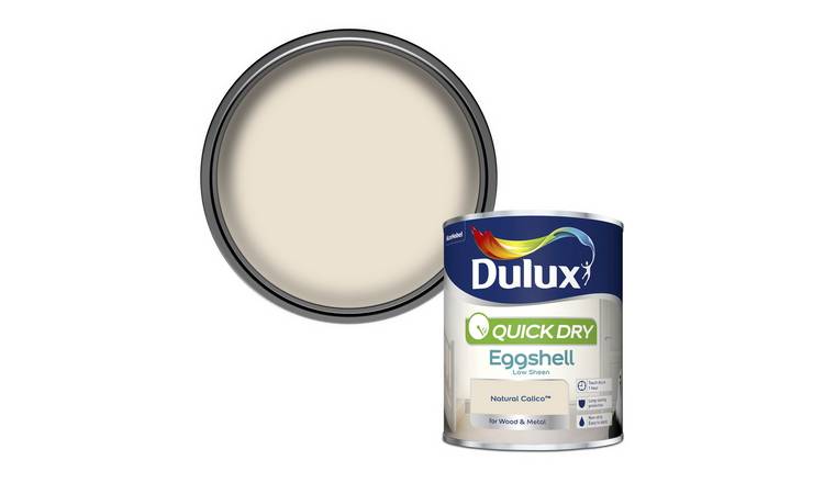 Dulux Quick Dry Eggshell Paint Natural Calico - 750ml