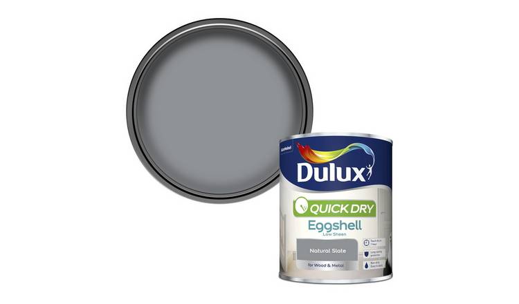 Dulux Quick Dry Eggshell Paint Natural Slate - 750ml