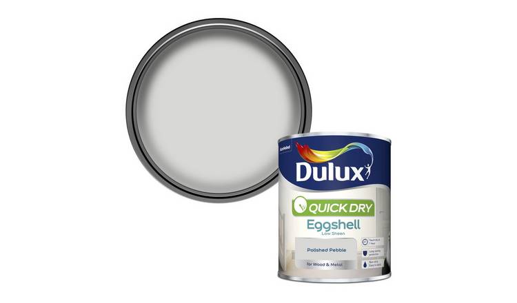 Dulux Quick Dry Eggshell Paint Polished Pebble - 750ml