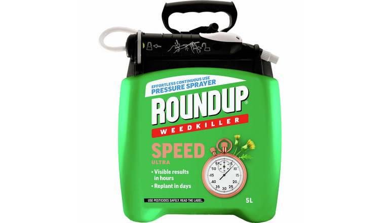 Roundup Speed Ultra Pump And Go Weedkiller - 5L