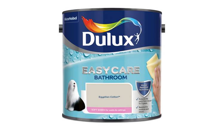 Dulux Easycare Bathroom Paint Egyptian Cotton - 2.5L