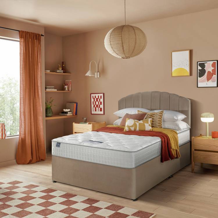 Silentnight Middleton Single Divan Bed - Mink 0