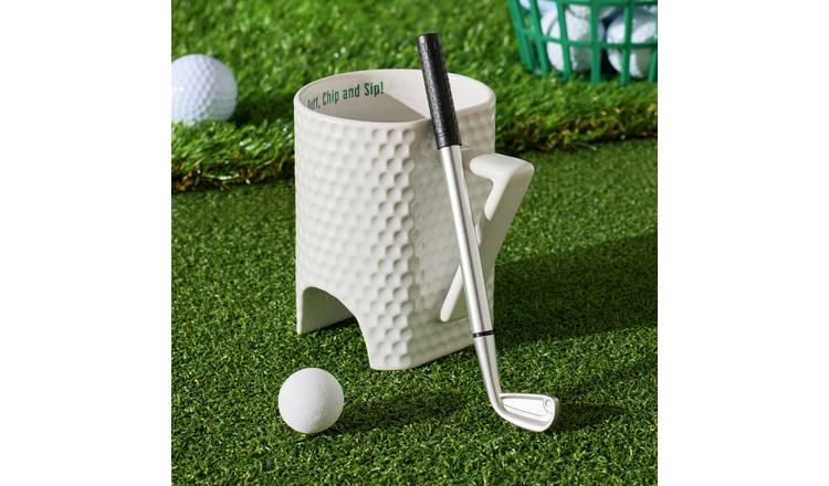 Argos Home Golf White Ceramic Mug - 230ml