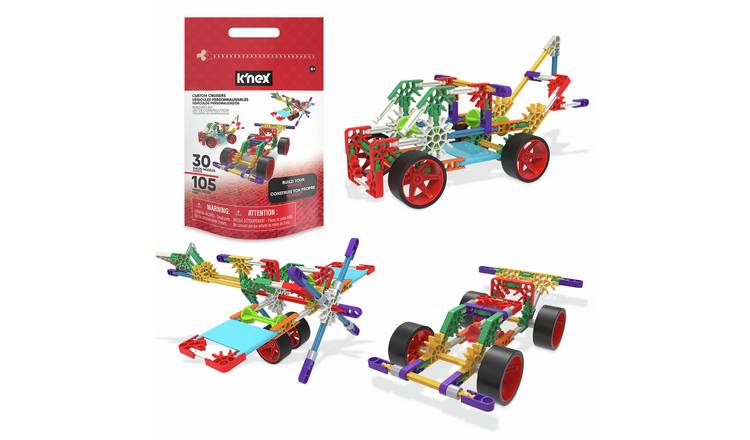 K'nex Custom  Cruisers 105 Pieces 30 Model Building Set