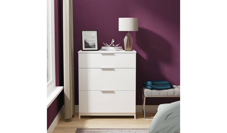 Welcome Orillia 3 Drawer Chest - White
