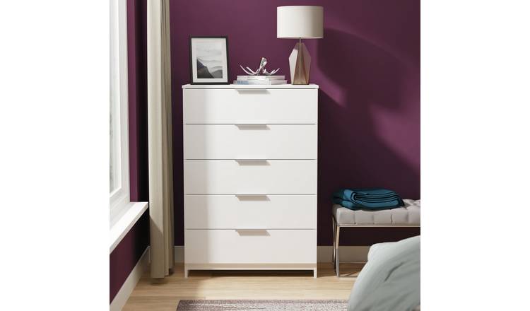 Welcome Orillia 5 Drawer Chest - White