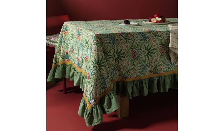 Habitat x Sanderson & National Trust Table Cloth - Green
