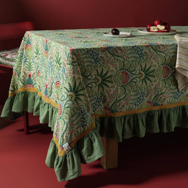 Habitat x Sanderson & National Trust Table Cloth - Green 0
