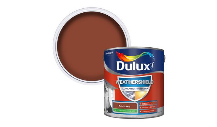 Dulux Weathershield All Weather Matt Paint 2.5L - Brick Red