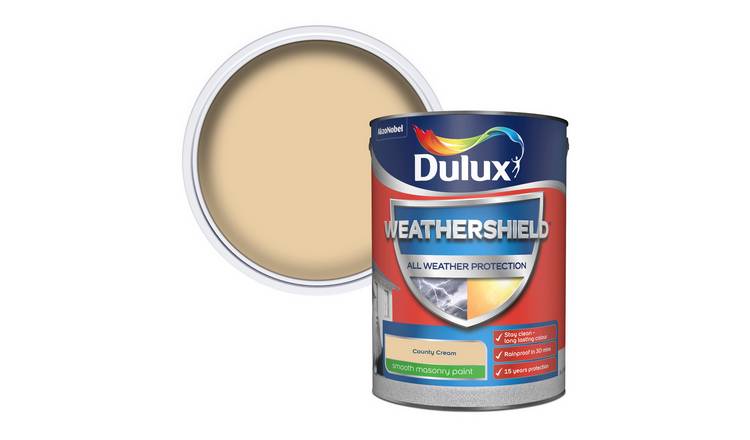 Dulux Weathershield All Weather Matt Paint 5L - County Cream