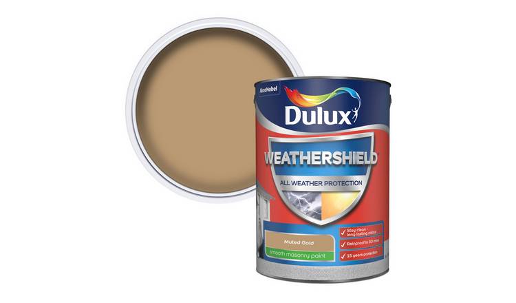 Dulux Weathershield All Weather Matt Paint 5L - Muted Gold