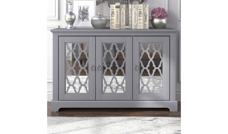GFW Honiton 3 Door Sideboard - Grey