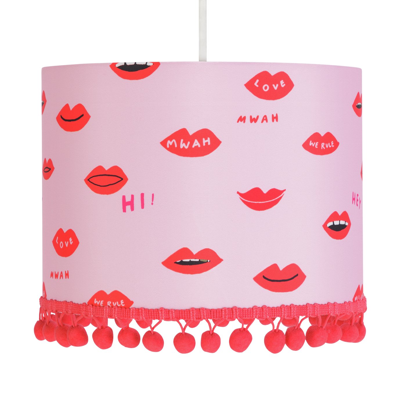 Argos Home Happiness Printed Pom Pom Shade Review