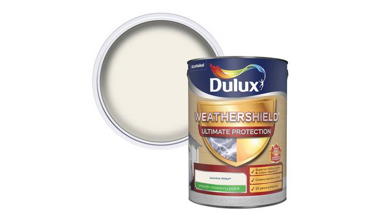 Dulux Weathershield Matt Paint 5L - Jasmine White