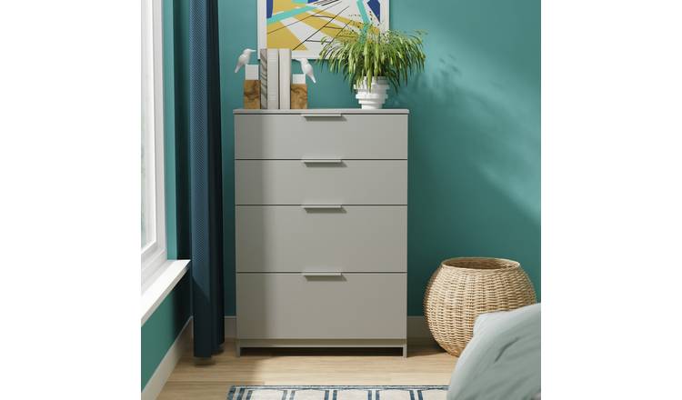 Welcome Orillia 4 Drawer Chest - Grey