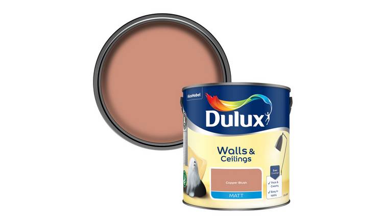 Dulux Walls & Ceilings Matt Copper Blush - 2.5L