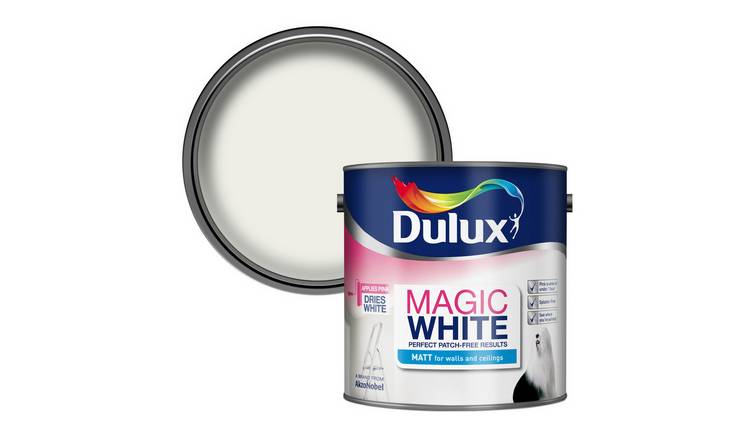 Dulux Walls & Ceilings Matt Magic White- 2.5L