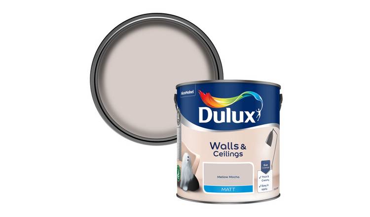 Dulux Walls & Ceilings Matt Mellow Mocha- 2.5L
