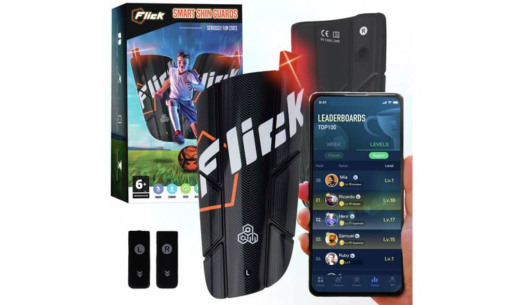 Football Flick Smart Shin Guards