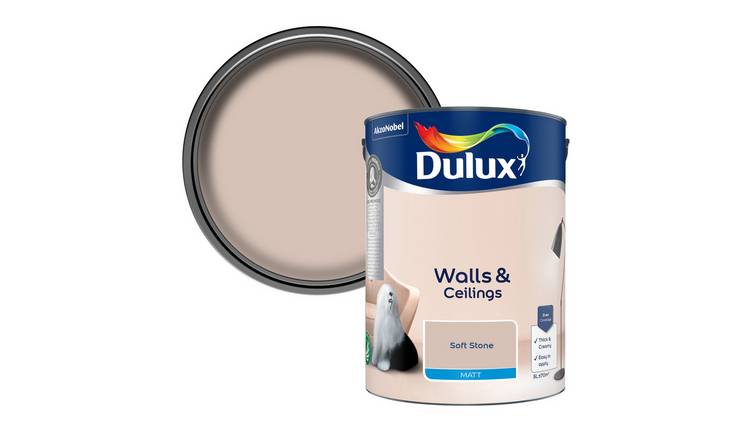 Dulux Walls & Ceilings Matt Soft Stone - 5L