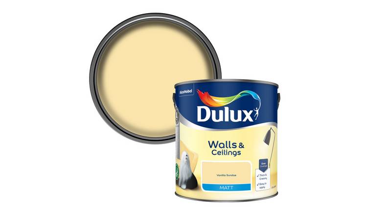 Dulux Walls & Ceilings Matt Vanilla Sundae – 2.5L