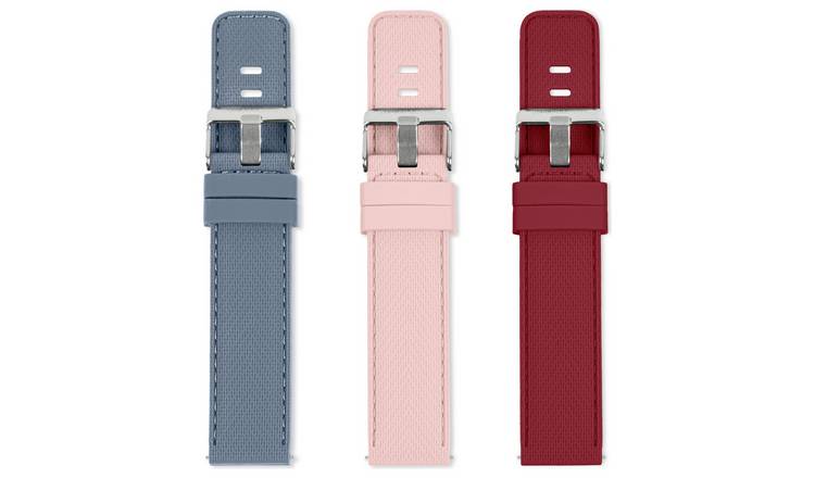 Reflex Active Red, Pink & Grey Interchangeable Watch Strap