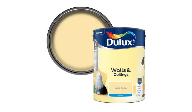 Dulux Walls & Ceilings Matt Vanilla Sundae – 5L
