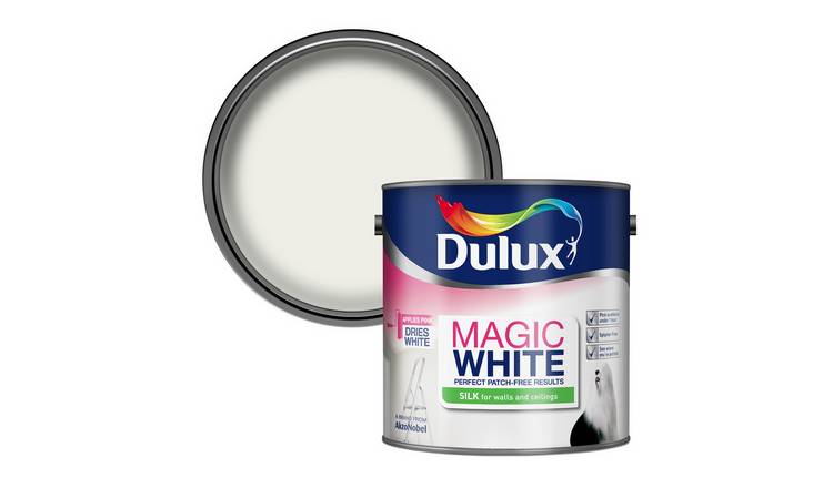 Dulux Walls & Ceilings Silk Paint 2.5L - White