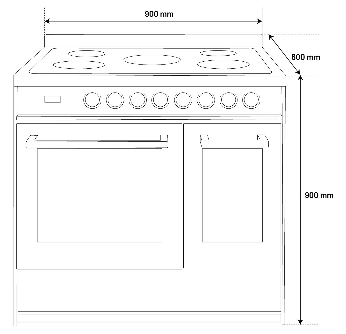 New World CORBETT90ESS 90cm Electric Range Cooker Review