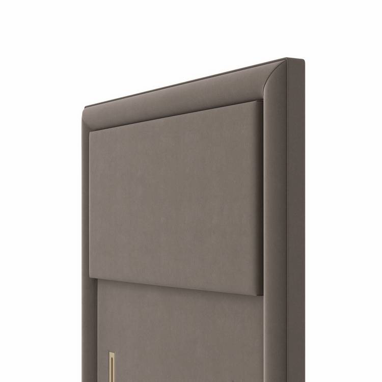 Silentnight Palermo Fabric Kingsize Headboard - Mink 0