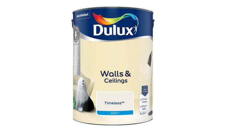 Dulux Walls & Ceilings Matt Paint Timeless - 5L