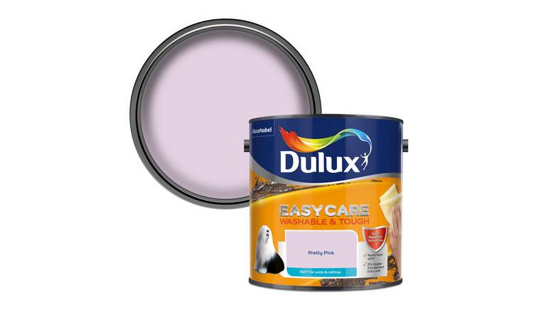 Dulux Easycare W&T Matt Paint Pretty Pink - 2.5L