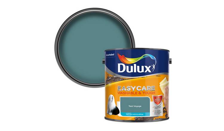 Dulux Easycare W&T Matt Paint Teal Voyage - 2.5L