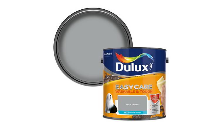 Dulux Easycare W&T Matt Paint Warm Pewter - 2.5L