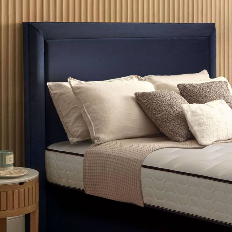 Silentnight Palermo Fabric Superking Headboard - Blue 0
